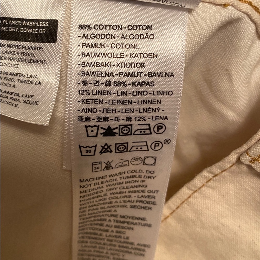 Levi's Women’s Superlow Loose Cargo Pants…size 34x32 - Picture 4 of 7